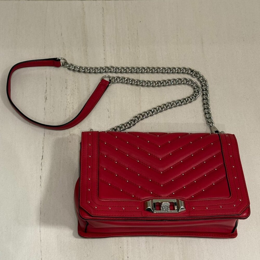 Rebecca Minkoff Micro-Studded Leather Crossbody Bag